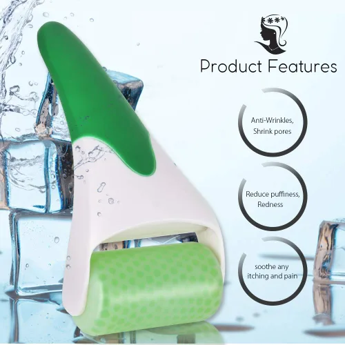 Miniatura 4 de Teenitor Rodillo de hielo verde menta, rodillo de cara fría, rodillo de hielo para alivio de la hinchazón de la cara y los ojos, rodillo facial