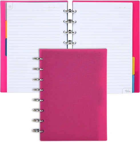 Miniatura 42 de Talia - Cuadernos de notas con tapas, planificador, personalizables, (Azul de Verano, Junior (5.5 pulgadas x 8.5 pulgadas)) Azul verano
