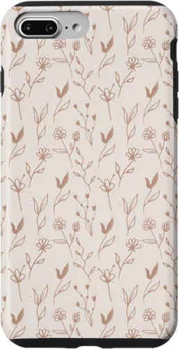 Miniatura 12 de Beige Tan Wildflower Floral Minimal Flower Boho Case for iPhone 17