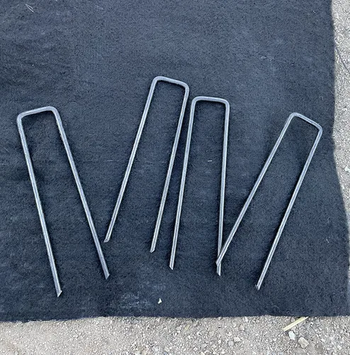 Miniatura 8 de Sandbaggy Grapas de césped para paisaje de 6 pulgadas (acero calibre 8) Ideal para suelos duros y rocosos 40% más grueso que el calibre 11