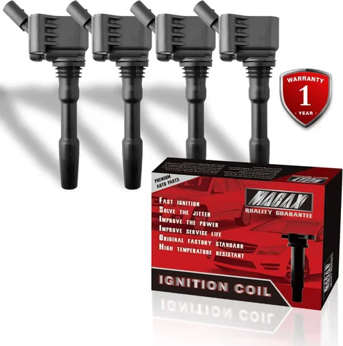 Miniatura 6 de Juego de 4 bobinas de encendido 06J905110G compatibles con Volkswagen Audi Beetle Golf Jetta 1.8L 2.0L L4 - Reemplaza 06K905110K