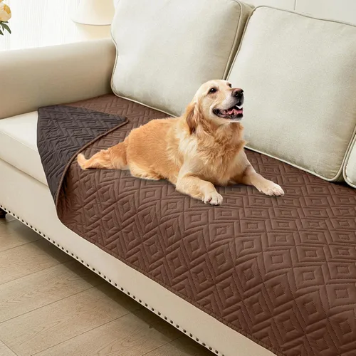 Miniatura 101 de hyha Manta impermeable para perro, manta suave para cama de perro, manta para mascotas, funda de sofá impermeable lavable para perros, fundas Gris