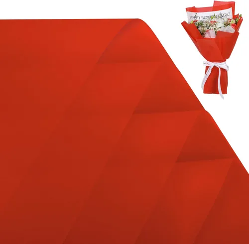 Miniatura 32 de FUHITIM - 20 hojas de papel impermeable para suministros de florista, envoltura de ramos de flores y regalos de bodas, cumpleaños, bricolaje