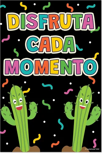 Miniatura 7 de Quarterhouse Paquete de 10 carteles motivacionales en español (ilustrados), materiales de aprendizaje en el aula de español para estudiantes