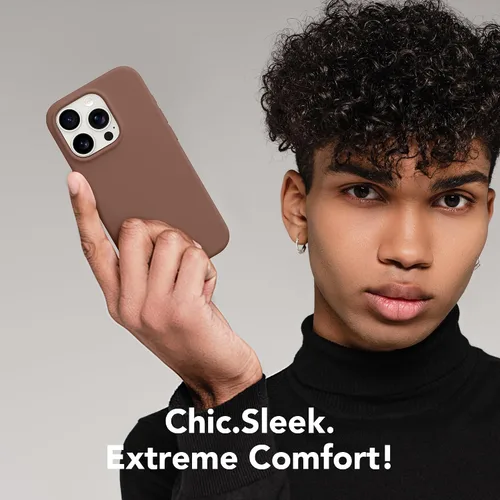 Miniatura 7 de GONEZ Funda para iPhone 14 Pro, compatible con Magsafe, con protector de pantalla + protector de lente de cámara, forro de microfibra suave