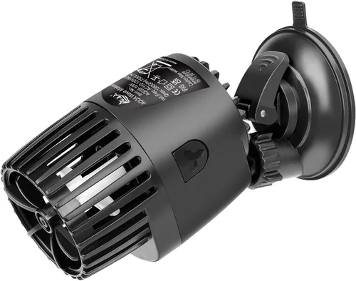 Miniatura 8 de AQQA Mini Wave Maker para 3-5 galones, bomba de circulación de acuario para tanques de agua salada y agua dulce, cabezal de potencia de tanque