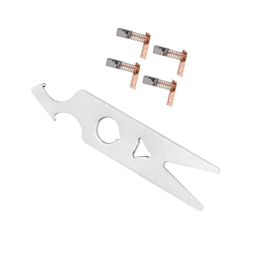 Miniatura 8 de Herramientas de manicura para taladro de uñas, 2 pares de llaves de cepillo de carbono, juego de taladro de uñas, pieza de mano, pieza de repuesto