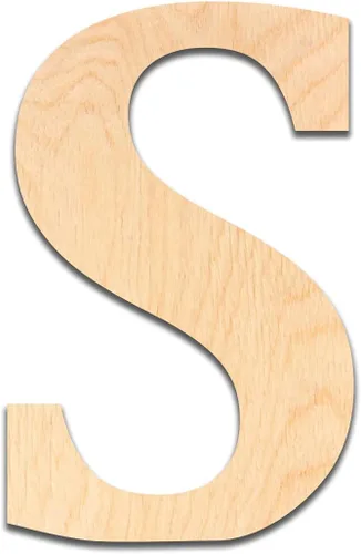 Miniatura 30 de Ampersand - Letras de madera de 6 pulgadas de alto, abedul báltico de 1/4 de pulgada de grosor, decoración de bricolaje pintable, letreros