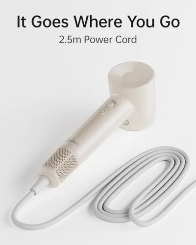 Miniatura 8 de Secador de Pelo Laifen SE Lite, Secador de Pelo Iónico Negativo con Motor Sin Escobillas de 100,000 RPM para Secado Rápido, Secador de Pelo de Alta