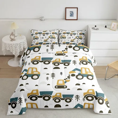 Miniatura 16 de Feelyou Juego de edredón de panda de dibujos animados para niños, edredón de animales lindos para niños y niñas, juego de ropa de cama kawaii panda