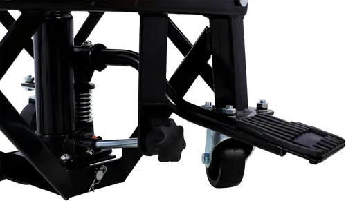 Miniatura 6 de 300LBS Hidráulica Motocicleta Scissor Jack Mesa Elevadora, 13.4-36.2" (negro)
