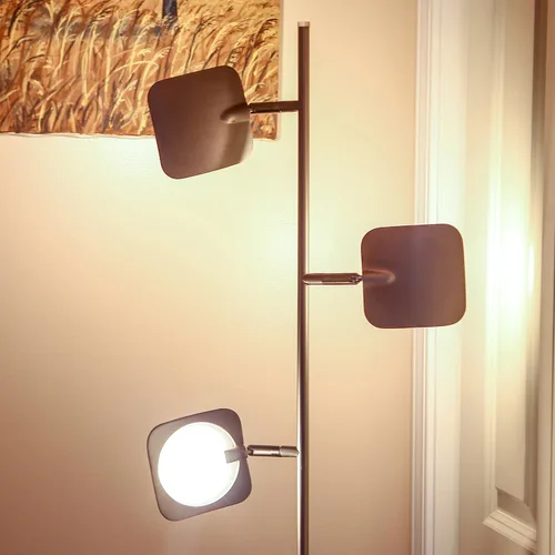 Miniatura 5 de Brightech Tree - Lámpara de pie con 3 luces regulables de 3 pasos con interruptor táctil regulable - Tecnología LED avanzada con 23 vatios