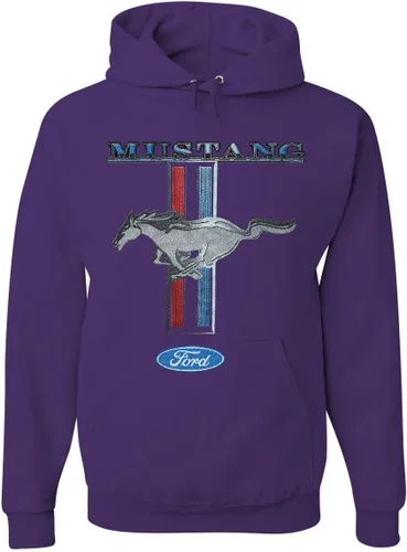 Miniatura 7 de Tee Hunt Ford Mustang Classic Sudadera con capucha GT Cobra Boss 302 Mach 1