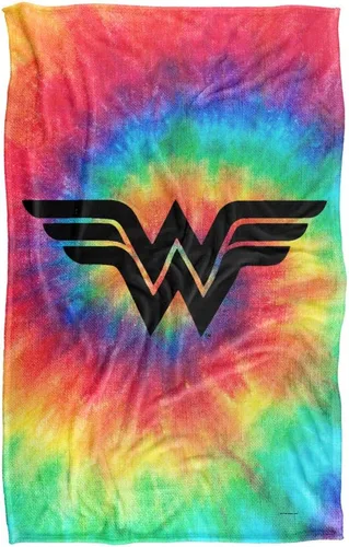 Miniatura 2 de Wonder Woman - Manta de teñido anudado, tacto sedoso, súper suave, 36 x 58 pulgadas