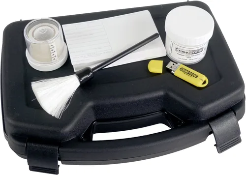 Crime Scene Kit de huellas dactilares latentes, blanco