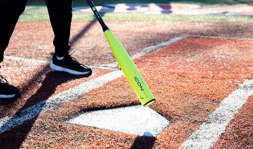 Miniatura 5 de Rawlings Bate de béisbol ICON BBBCOR -3 Drop 2 Pc. compuesto 2024 Glowstick