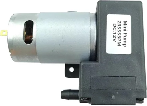 Miniatura 4 de Bomba de aire de vacío 555 DC12V 10L/M -80KPa Bomba de diafragma de succión de presión negativa Inflador grande