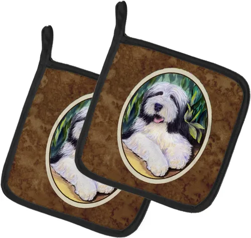 Miniatura 89 de Caroline's Treasures SS8617PTHD - Juego de soportes para ollas de cocina resistentes al calor, almohadillas calientes para horno para cocinar, Husky