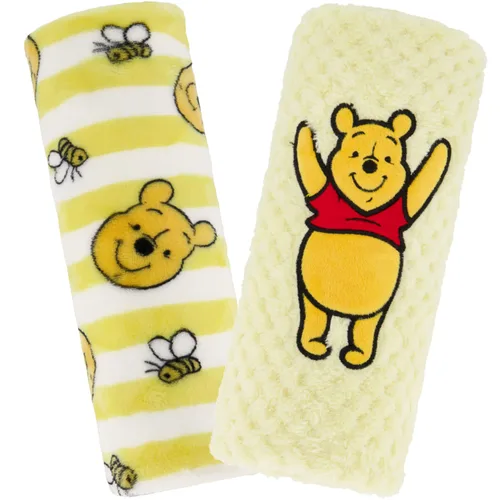 Disney Paquete de 2 mantas de bebé para bebés y recién nacidos, manta de forro polar texturizado de felpa Winnie The Pooh, regalo unisex perfecto