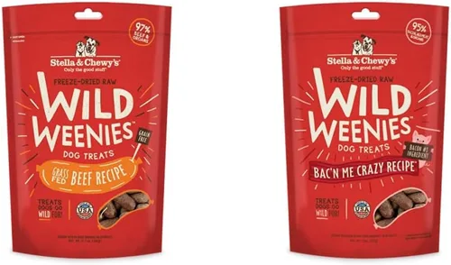 Miniatura 8 de Stella & Chewy's Golosinas para perros Wild Weenies crudas liofilizadas – Golosinas de entrenamiento con alto contenido de proteínas para perros