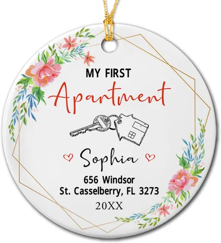 Miniatura 13 de Adorno de primera Navidad en nuestro nuevo hogar, adorno personalizado para el primer hogar de Navidad 2026, regalo de recuerdo de casa para parejas