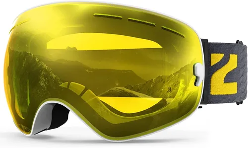 Miniatura 14 de ZIONOR X - Gafas de esquí - Gafas de snowboard con lente desmontable OTG para hombres, mujeres y adultos