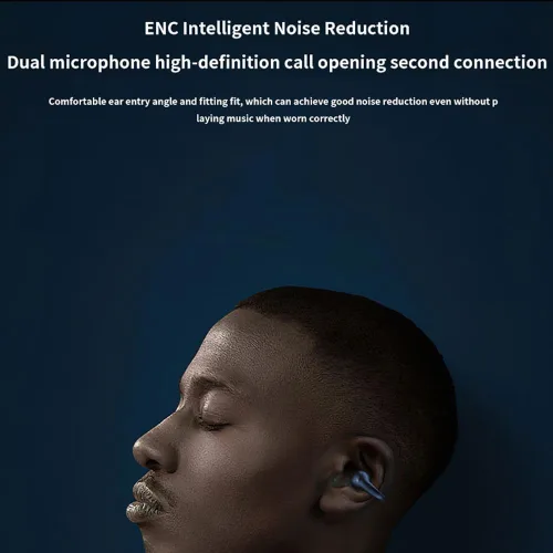 Miniatura 5 de Auriculares inalámbricos de oreja abierta Bluetooth con clip en mini auriculares estuche de carga para auriculares deportivos de conducción ósea
