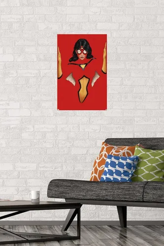 Miniatura 2 de Trends International Marvel Comics Spider Woman - Póster de pared Strikeforce #1, 22.4 pulgadas de largo x 14.7 pulgadas, versión enmarcada