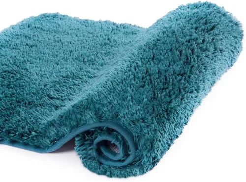 Miniatura 65 de Walensee Alfombra de baño antideslizante (16 x 24 pulgadas, color rubor) absorbente de agua, microfibra suave, lavable a máquina, alfombra de baño