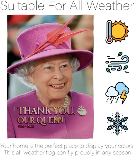 Miniatura 6 de Bandera de "Thank You Our Queen House" - Paquete de dulces recuerdos conmemorativos de condolencias, duelo y apoyo de emoción positiva de Estados