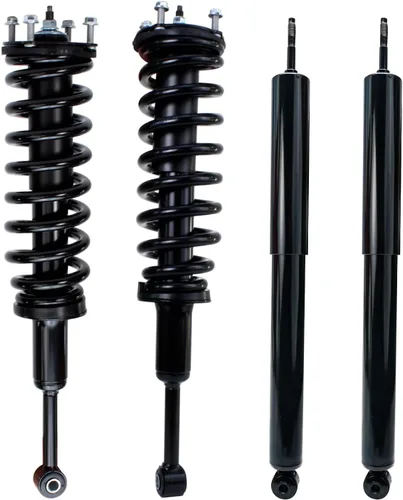 Miniatura 39 de Detroit Axle - Amortiguadores de puntales RWD para Infiniti G35 03-06, 2 amortiguadores traseros, 2 puntales delanteros y muelles helicoidales 2003