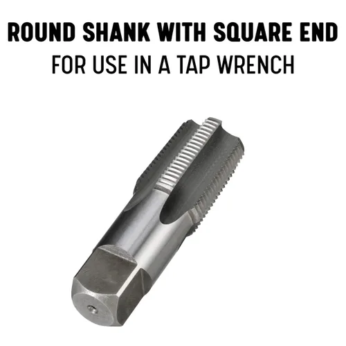 Miniatura 4 de Drill America Juego de 5 llaves de tubería NPT (1/8", 1/4", 3/8", 1/2" y 3/4"), juego de llaves de plomería de acero al carbono, estuche