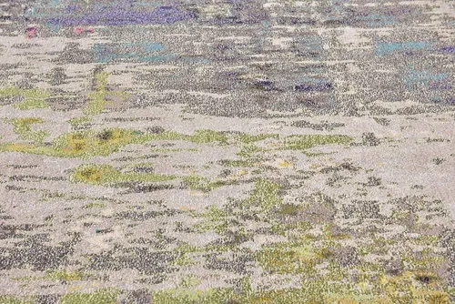 Miniatura 17 de Tapete abstracto Unique Loom, colección Estrella, moderno, multiárea, Polipropileno, Gris