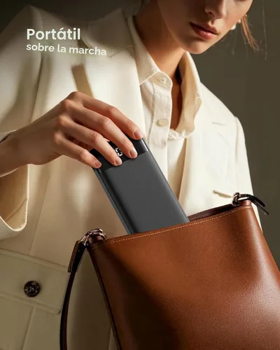 Miniatura 7 de Orfeika Cargador de teléfono portátil, Banco de energía portátil de 10000mAh con cables incorporados, paquete de batería esencial para viajes