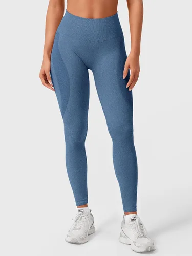Miniatura 15 de HIGORUN - Leggings sin costuras para mujer, moldeadores, con diseño gráfico de sonrisas, de cintura alta, para el gimnasio, yoga o hacer ejercicio