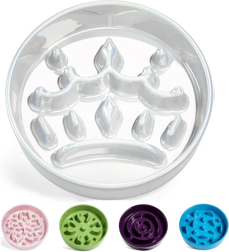 Miniatura 41 de LE TAUCI Cuencos para perros de cerámica de alimentación lenta, cuenco de alimentación lenta de 1.5 tazas para razas pequeñas y medianas, cuenco