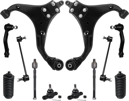 Miniatura 66 de Detroit Axle - Kit de suspensión delantera de 12 piezas para Mercury Grand Marquis Ford Crown Victoria Town Car 2003-2011, 2 brazos de control