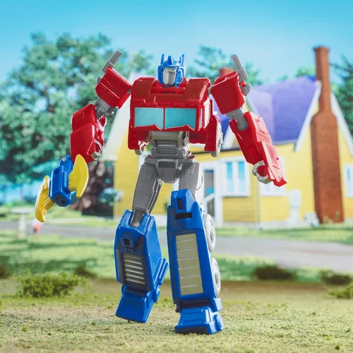 Miniatura 5 de Transformers Toys EarthSpark Warrior Class Optimus Prime figura de acción, 5 pulgadas, juguetes robot para niños a partir de 6 años