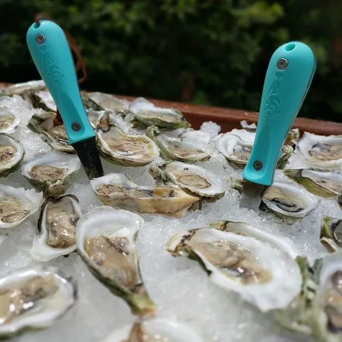 Miniatura 5 de Toadfish Cuchillo de shucking de ostras, herramienta abridor de ostras, cuchillo de ostras