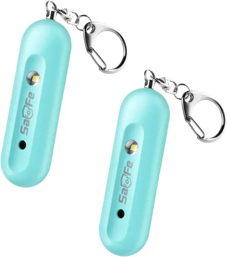 Miniatura 8 de Alarma de seguridad personal recargable para mujeres - Llavero de alarma de seguridad de autodefensa de 140 dB con luz estroboscópica, dispositivos