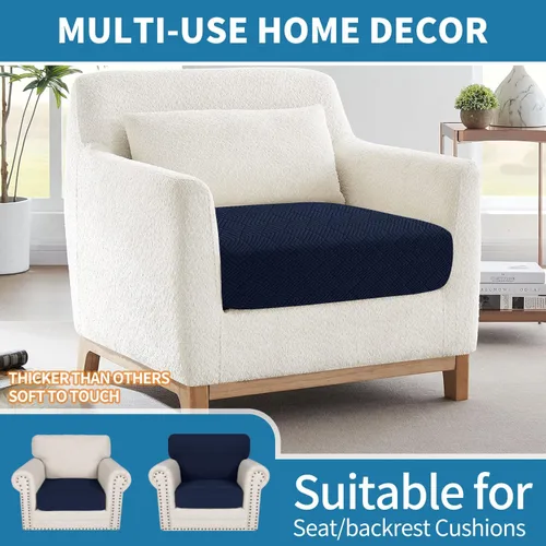 Miniatura 3 de YEMYHOM 【Liquidación】 Fundas Elásticas para Cojines de 1 Pieza, Fundas de Cojín de Asiento para Sofá y Silla, Funda Suave de Sofá de Repuesto
