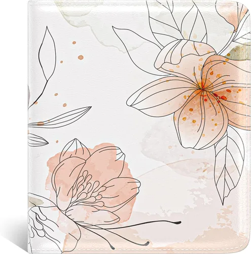 Miniatura 9 de Nipichsha Cartera para mujer, billetera pequeña y delgada con bloqueo RFID para tarjetas de crédito, cartera de cuero compacta de dos pliegues
