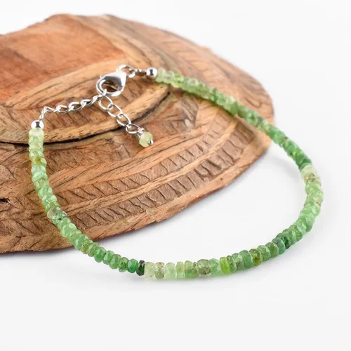 Miniatura 12 de Gifts For Women Shaded Beads Bracelets for Women, Natural Gemstone Handmade Full Beaded Jewelry, Birthstone, Crystals and Healing Stones 925