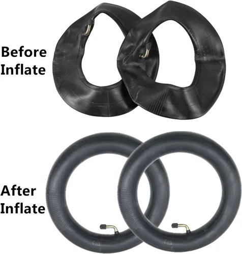 Miniatura 3 de 2 piezas 70/65-6.5 tubo interior tubo neumático tubo para scooter eléctrico, para scooter eléctrico neumáticos de 10 pulgadas tubo