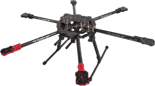 TAROT FY690S 6 eje completo 3K fibra de carbono avión marco plegable Hexacopter TL68C01 27.165 in fuselaje para DIY FPV RC Drone