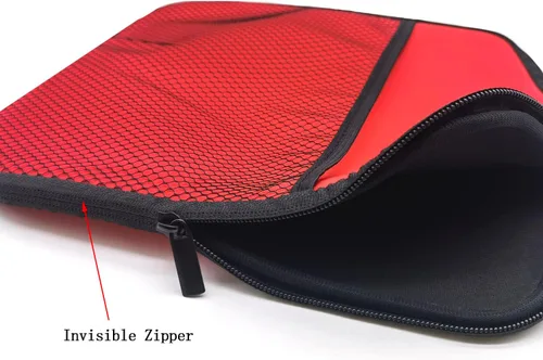 Miniatura 4 de Funda de neopreno para raqueta de pickleball Rojo