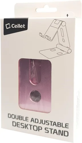 Miniatura 7 de Soporte para teléfono celular con soporte de montaje ajustable, soporte de escritorio de aluminio para teléfono celular, tabletas, iPads, soporte