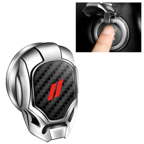 Miniatura 8 de Cubierta de botón de arranque y parada del motor Push Start para Dodge Challenger Charger Durango Auto General Motors Interruptor de encendido