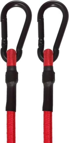 Miniatura 9 de Paquete de 4 cordones elásticos planos ajustables de 3 vías con ganchos, fácil de ajustar la longitud de los 3 lados, Lucky Straps 30 pulgadas