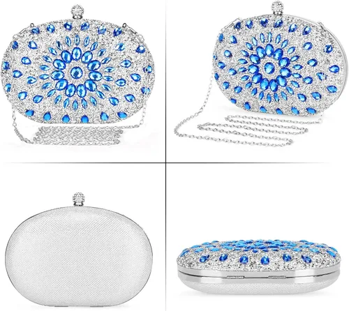 Miniatura 3 de Evening Bag, Azul Real